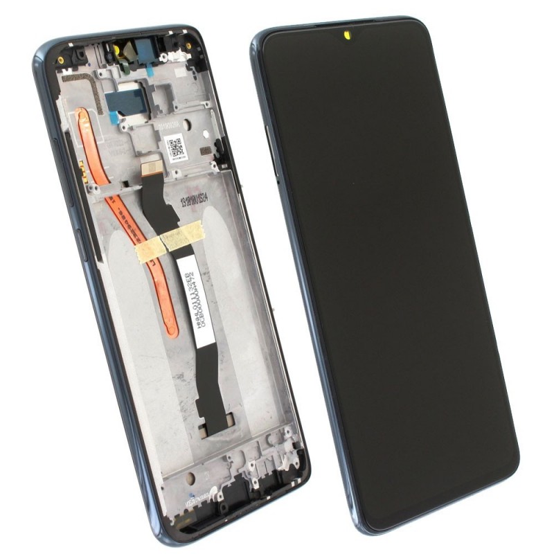 Xiaomi Service Pack Original LCD Display + Frame For Redmi Note 8 PRO | M1906G7I M1906G7G | Tarnish Black Black