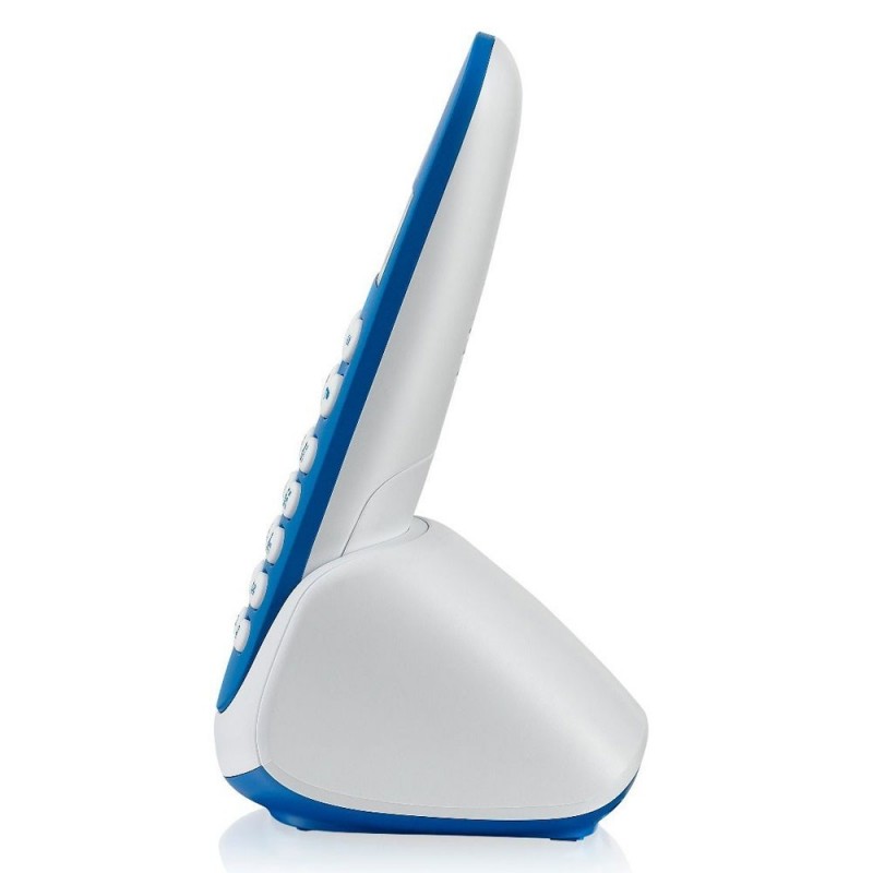 BRONDI ADARA Cordless Phone with Large Backlit Display and Intuitive Menu | Blue and White