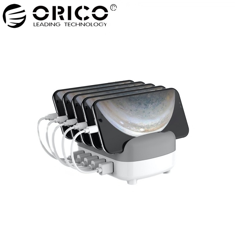 ORICO Stazione di ricarica multifunzione 5 posti USB 5V 2.4A - 40W