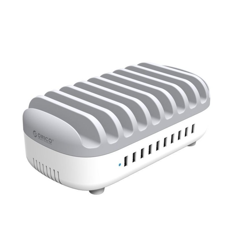 ORICO Stazione di ricarica 10 posti Multifunzione USB 5V 2.4A - 120W