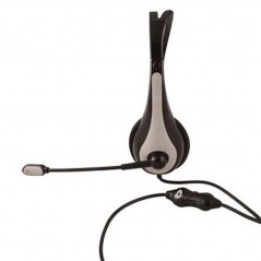 Scopri Atlantis Cuffia Stereo + Microfono P003-VA5100-G con Regolatore di Volume Per Pc in dettaglio