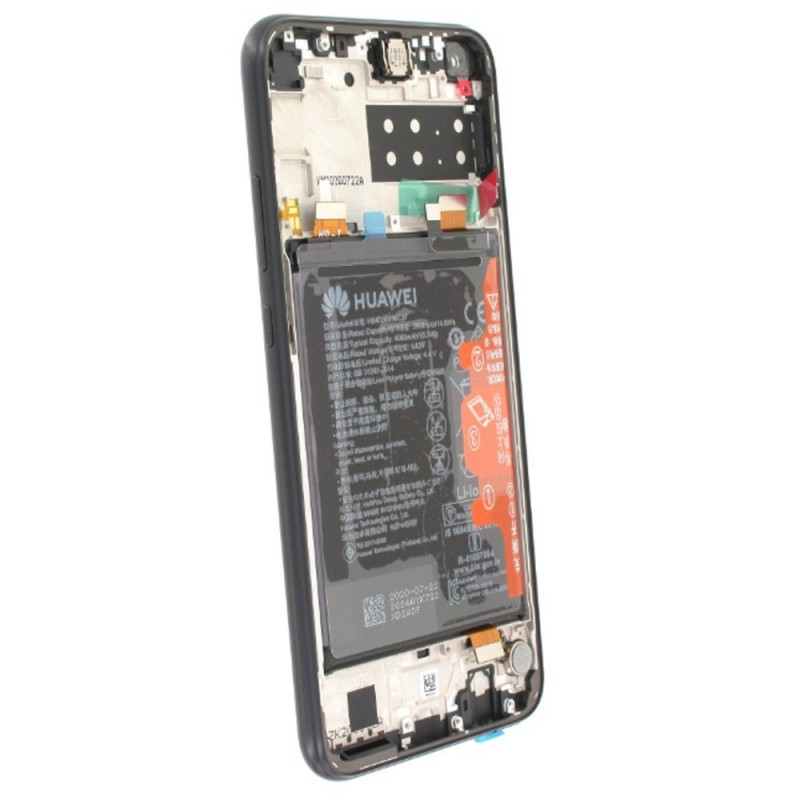 Huawei P40 Lite E LCD Display and Battery Service Pack | Midnight Black