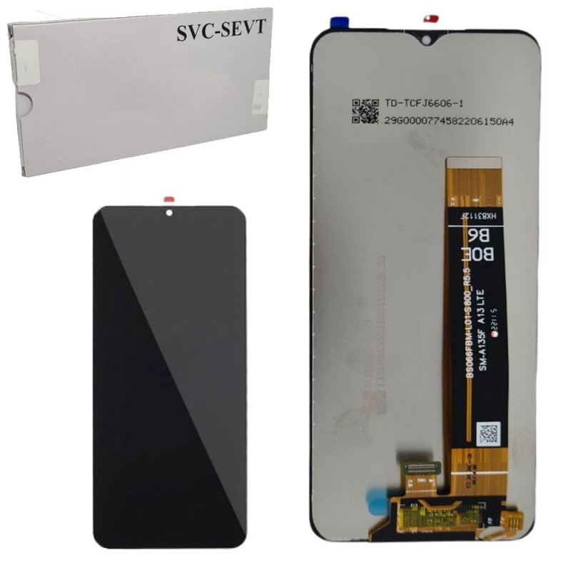 Samsung LCD Display IN SERVICE PACK NO FRAME For Galaxy A13 A135 4G / A13 A137 4G | FLAT R5.5