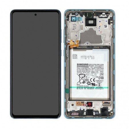 Photo of Samsung Service Pack LCD Display With Battery Included for Galaxy A72 4G A725 A72 5G A726 | Blue - Samsung