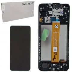 Photo of Samsung Service Pack LCD Display for Galaxy A12 2021 A127 With Frame | Black - Samsung