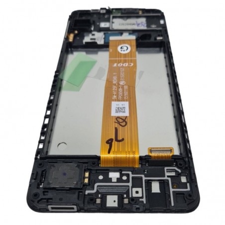 Samsung SERVICE PACK Display LCD ORIGINALE + Frame Per Galaxy A12 2021 A127 FLAT A125