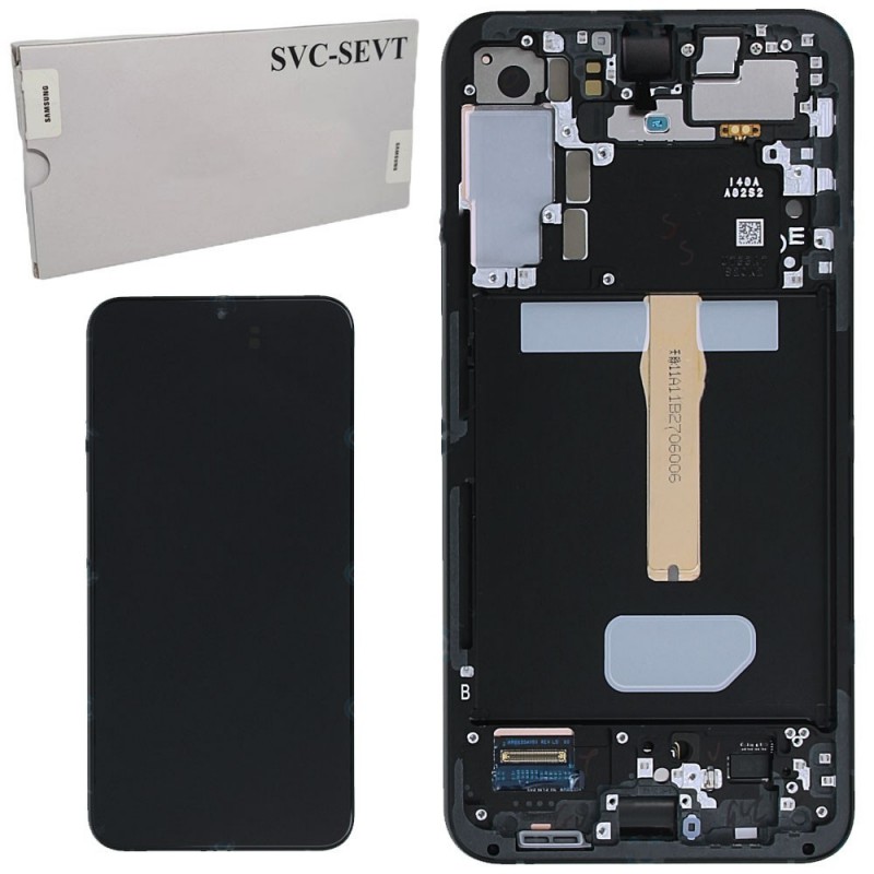 Samsung Service Pack Original LCD Display + Frame For Galaxy S906 S22 Plus 5G | Grey