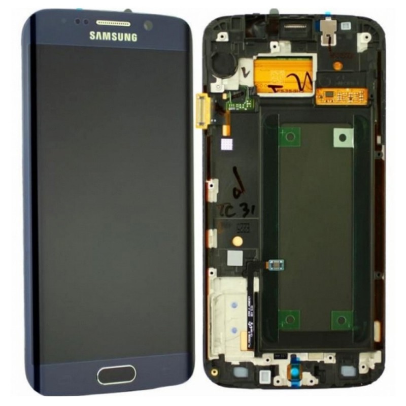 Samsung Service Pack LCD For Galaxy G925 S6 EDGE Black
