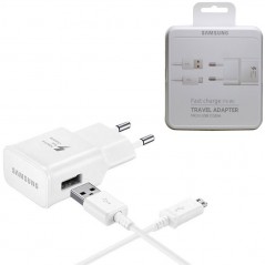 Discover Samsung Travel Adapter EP-TA20EWEU Fast Charging + Micro Usb 15W | White details