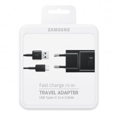 Discover Samsung Travel Adapter Fast Charge EP-TA20E + Type-C Cable 15w Black details