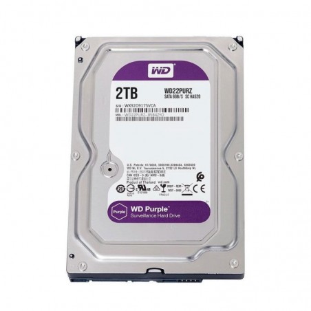 Western Digital WD Western Digital WD Purple Surveillance Hard Disk 3.5" 2TB SATA 3 256MB | WD22PURZ for sale