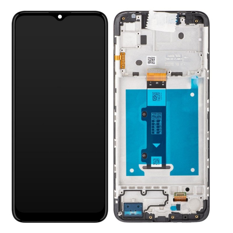 Motorola Service Pack Original LCD Display + Frame For Moto E20 | XT2155 | XT2155-1 | XT2155-3
