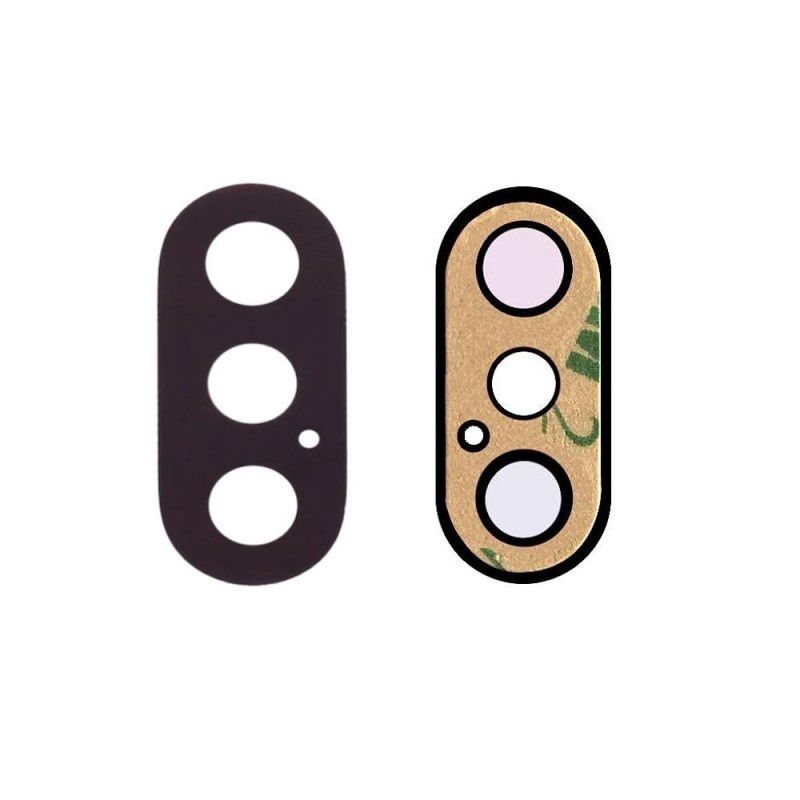 Vetro Per Fotocamera Posteriore SLIM completo di Biadesivo 3M per Apple iPhone X