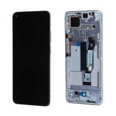 Xiaomi Service Pack Original LCD Display + Frame For MI 10T M2007J3SY - MI 10T PRO 2020 M2007J3SG | Silver