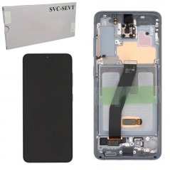 Discover Samsung SERVICE PACK Display LCD ORIGINALE + Frame (Senza Camera) Per Galaxy S20 SM-G980 - S20 5G SM-G981 | Gray detail