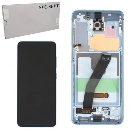 Samsung Samsung SERVICE PACK Display LCD ORIGINALE + Frame (Senza Camera) Per Galaxy S20 SM-G980 - S20 5G SM-G981 | Blue for sal