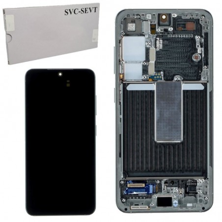 Buy Samsung SERVICE PACK Display LCD ORIGINALE + Frame Per Galaxy S23 S911 | Green online