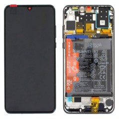 Huawei SERVICE PACK Display LCD ORIGINALE + Frame e Batteria P30 Lite 2020 New Edition Camera 48MP | Nero