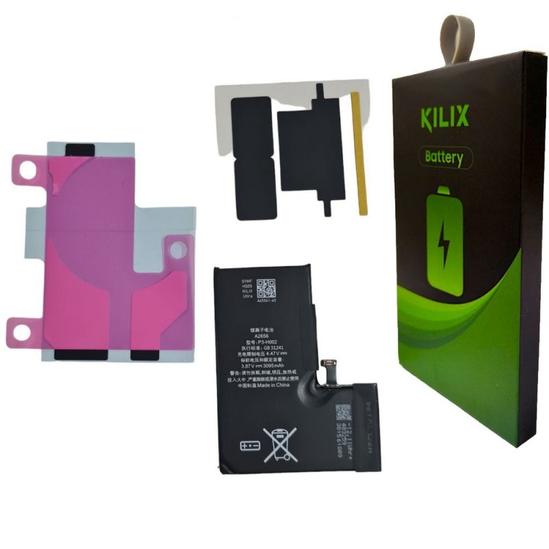 KILIX SELECT Batteria Compatibile DECODE ULTRA per Apple iPhone 13 Pro A2638 A2483 A2636 A2639 A2640 | 3095mAh NO POP UP