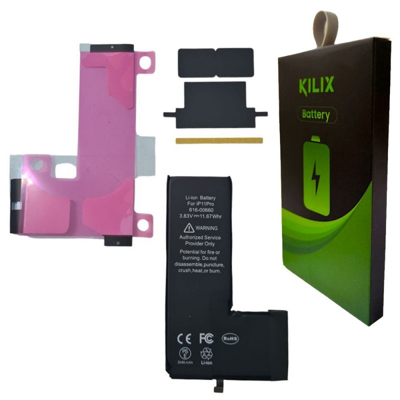 KILIX SELECT Batteria Compatibile DECODE ULTRA per Apple iPhone 11 Pro A2215 | A2160 | A2217 | 3046mAh | NO POP UP 