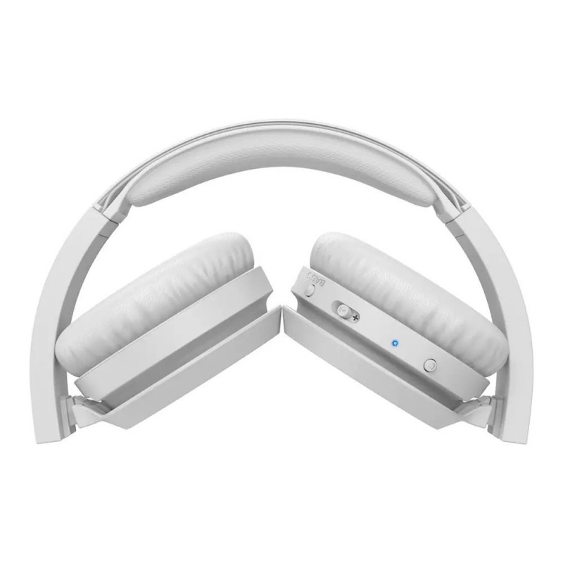 Philips Cuffie Bluetooth Con tasto Bass Boost Cuffia Wireless Over Ear TAH4205 | Bianco