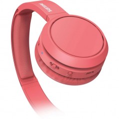 Acquista Philips Cuffie Bluetooth Con tasto Bass Boost Cuffia Wireless Over Ear TAH4205 | Rosso in vendita