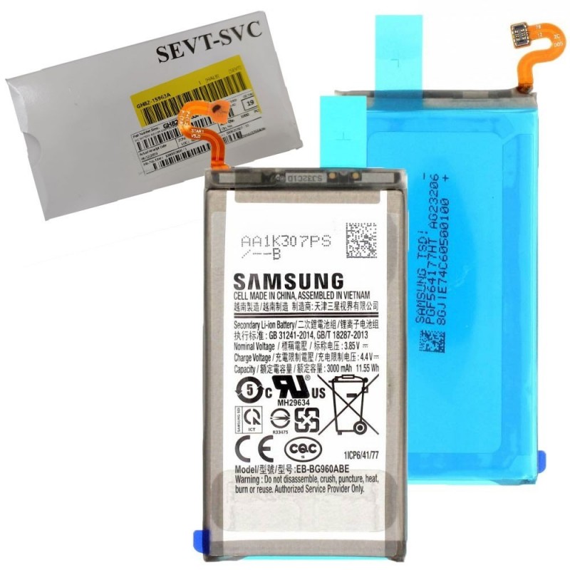 Samsung Service Pack Batteria EB-BG960ABE Originale per Galaxy S9 G960