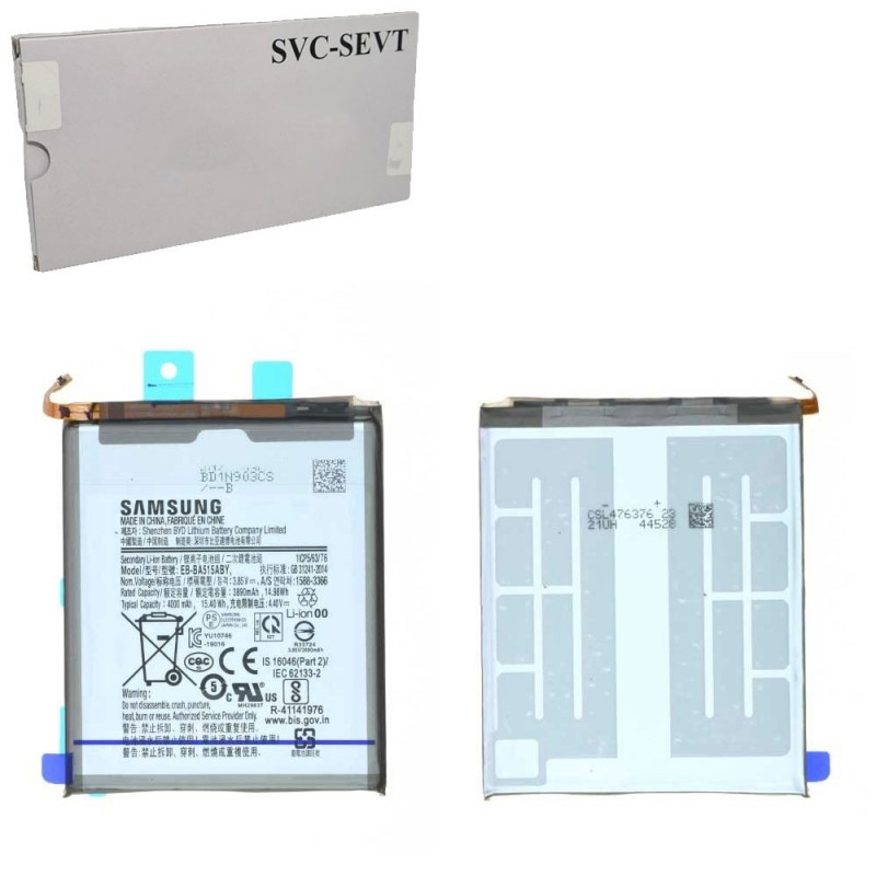 Samsung Service Pack Batteria EB-BA515ABU Originale per Galaxy A51 SM-A515F 