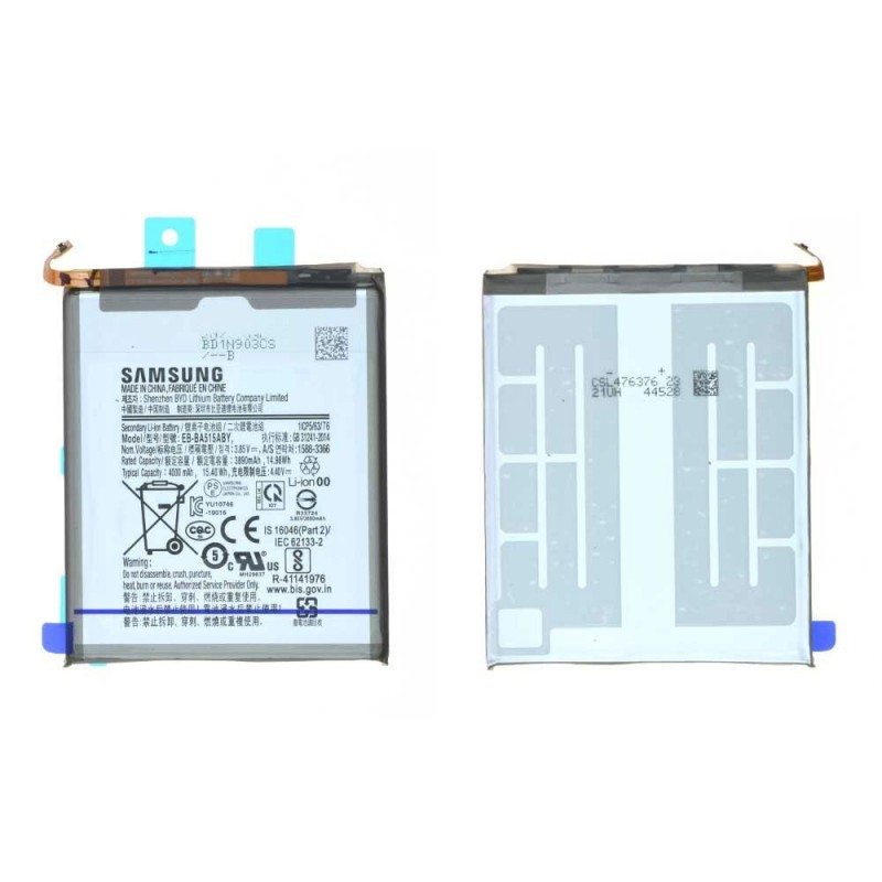 Samsung Service Pack Batteria EB-BA515ABU Originale per Galaxy A51 SM-A515F 