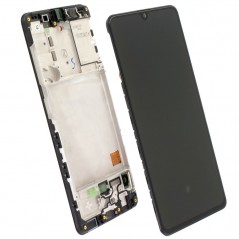 Foto di Samsung SERVICE PACK Display LCD ORIGINALE + Frame Per Galaxy A415 A41 | Nero - Samsung