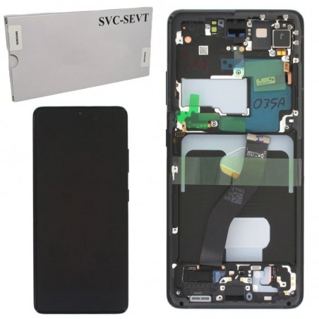 Discover Samsung Service Pack LCD Display for Galaxy G998 S21 ULTRA | Black details