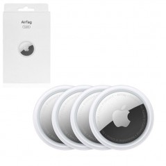 Immagine prodotto Apple AirTag Rilevatore GPS per dispositivi Apple Phone Finding 4 pz | Bianco