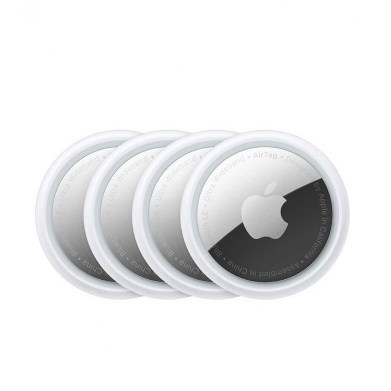 Apple AirTag GPS Tracker for Apple Phone Finding Devices (4 Pack) | White