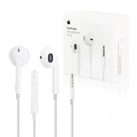 Foto di Apple Auricolari EarPods MNHF2ZM/A con telecomando e microfono (Connettore Jack 3.5") - Apple