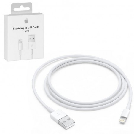 Discover Apple Lightning to Usb Cable MXLY2ZM/A 1mt in Blister details