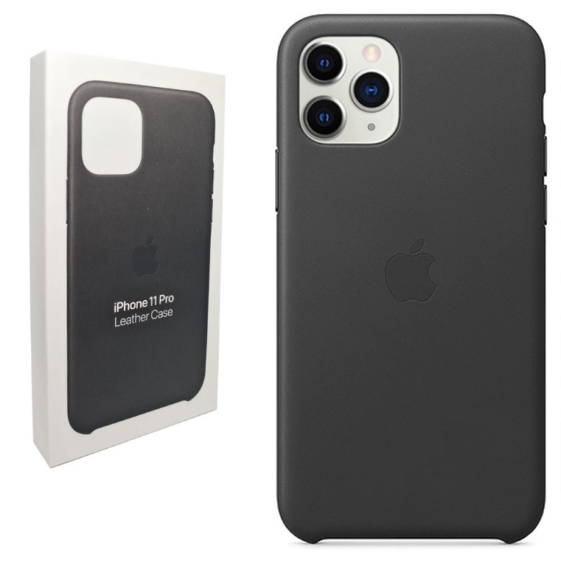 Apple Leather Case MWYE2ZM/A for iPhone 11 Pro | Black