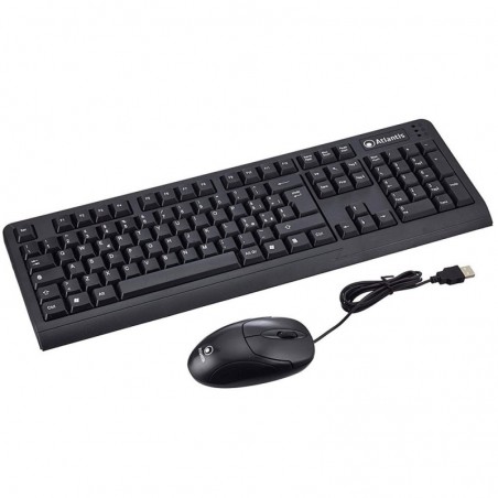 Acquista Atlantis Kit Tastiera + Mouse Ottico Keyboard Combo in vendita