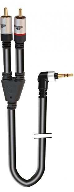 Compra AUDIODESIGN PRO Cavo Adattatore X-PRO da 1 Jack 3,5 Stereo 90° a 2 RCA M da 3 mt online