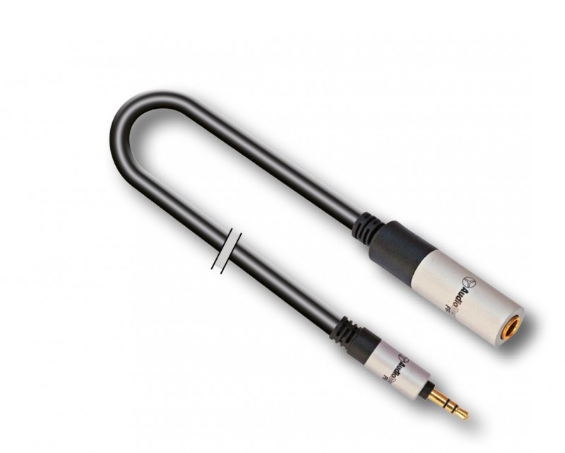 AUDIODESIGN PRO X-PRO Adapter Cable from 1 Jack 3.5 Stereo to 1 Socket 3.5 F Stereo 2 m