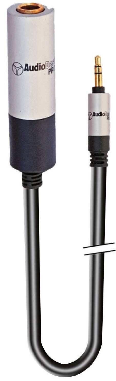 Immagine prodotto AUDIODESIGN PRO Cavo Adattatore X-PRO da 1 Jack 3,5 Stereo a 1 Socket 6,3 F Stereo da 2 mt