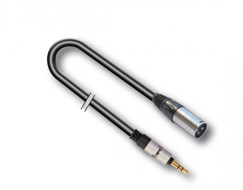 AUDIODESIGN PRO Cavo Adattatore X-PRO da 1 Jack 3,5 Stereo a 1 XLR 3 Maschio (L+R) da 150 cm