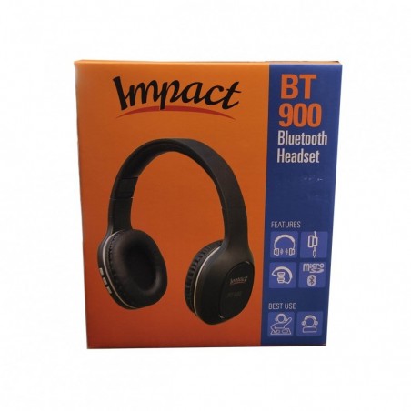 Immagine prodotto AUDIODESIGN PRO IMPACT BT 900 Cuffia Bluetooth con lettore Micro SD e cavo