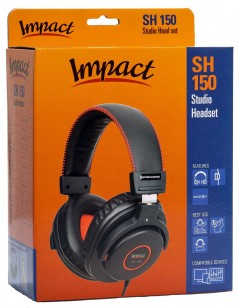 Acquista AUDIODESIGN PRO IMPACT SH150 Cuffia Pro Studio ON-EAR con cavo Staccabile da 3 mt in vendita