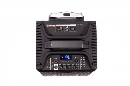 Buy AUDIODESIGN PRO M3 10w/l Diffusore Portatile 10" a batteria completo di 2 microfoni wireless - Potenza Max 250 W online