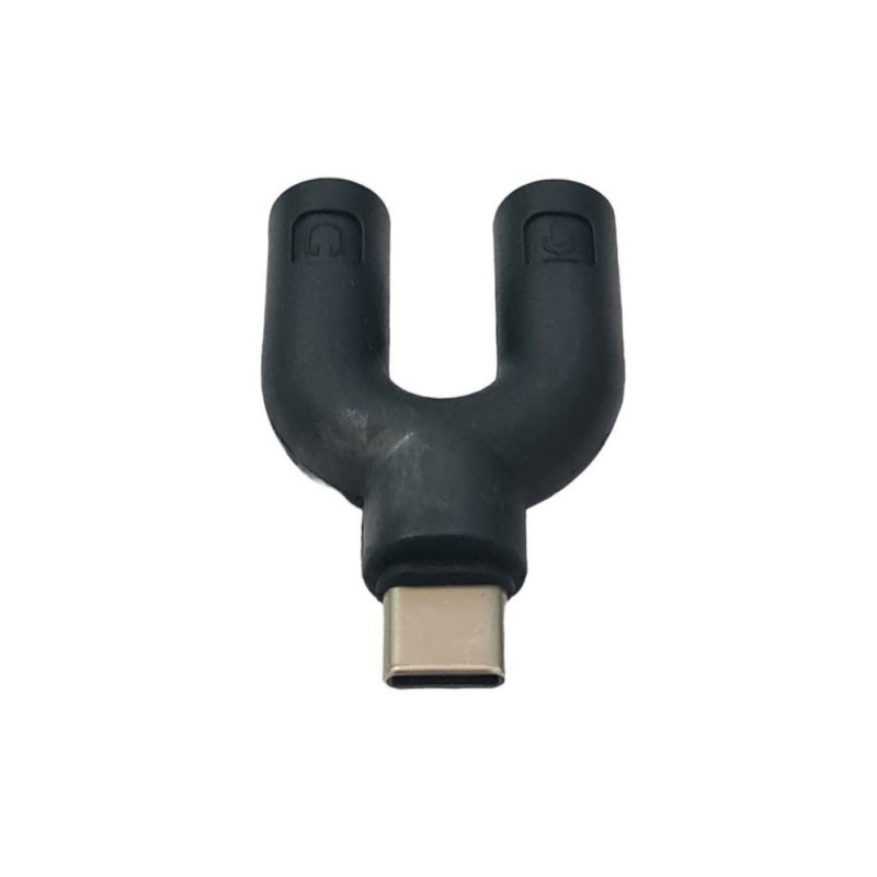 AUDIODESIGN PRO PM Set 6pcs Microphone/Headphone Splitter Adapter for Smartphones with USB C Connection