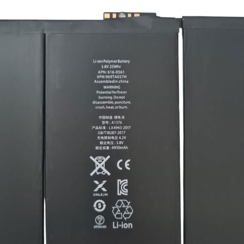 Compatible Battery for Apple iPad 2 9.7 (2011) A1395 A1396 A1397|A1376