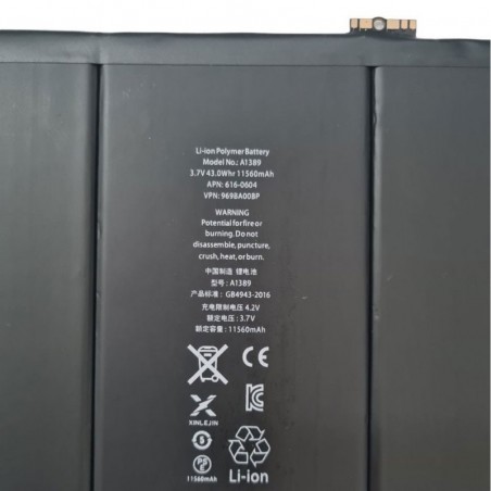 Compatible Battery for Apple iPad 3 9.7 (2012) A1416 A1430 A1403/iPad 4 9.7 (2012) A1458 A1459 A1460|A1389