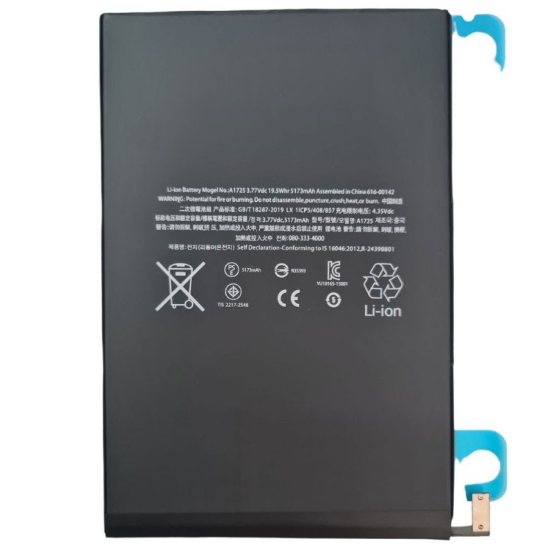 Compatible Battery for Apple iPad Mini 5th generation A2133 A2124 A2126 A2125 |A1725 - 5173mAh