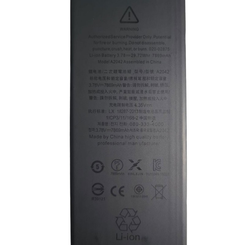 Batteria Compatibile per Apple iPad Pro 11 1a Generazione A1979 A1980 A1934 A2013 |A2042 - 7869mAh