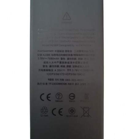 Compatible Battery for Apple iPad Pro 11 (2021-2022) 3 4 Gen. A2228 A2068 | A2369 - 7680mAh